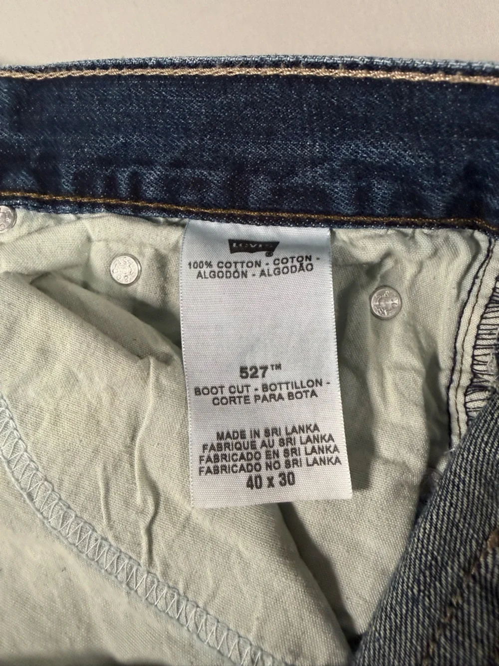 Levi’s 527 Bootcut Jeans Mens 40x30 Y2K Streetwear Denim‎ Blue
